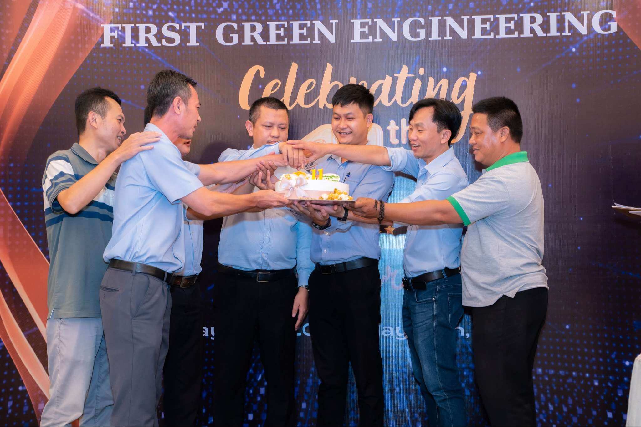 CONGRATULATIONS ON THE 11TH ANNIVERSARY OF FIRST GREEN ENGINEERING